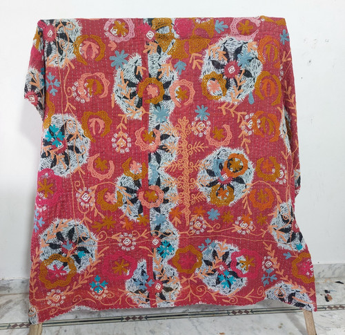 Bohemian kantha suzani - suzani, quilt