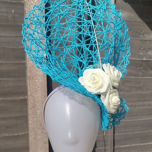 Fascinator turquoise baby - turquoise,