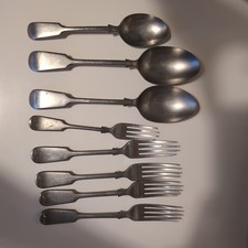 5x Nevada Silver D & A Forks