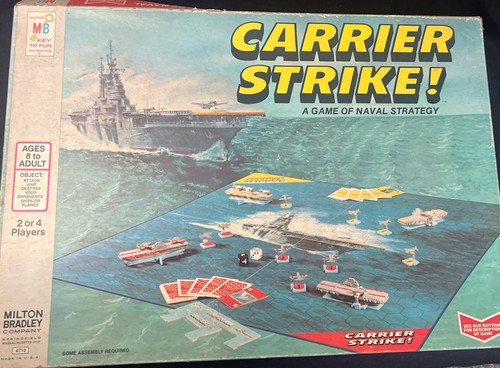Carrier strike board game - board,