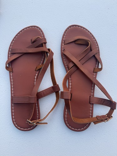 Women brown strappy - brown,