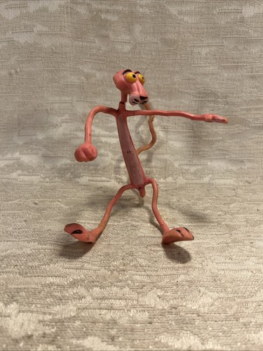 Vintage pink panther bendable - pink,
