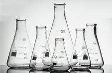 Rocwing DISCOUNTED Boro 3.3 Glass Conical Flask Erlenmeyer Graduated B GRADE UK