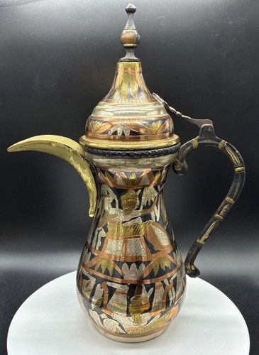 Vintage brass arabic egyptian - vintage,
