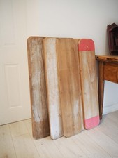 Vintage Reclaimed Rustic Pottery Board Pine Shelving / Decorative Shelf