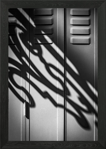 Monochrome locker with - monochrome,