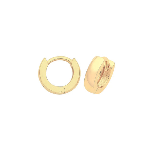 Hinged earrings 9ct yellow - earrings,