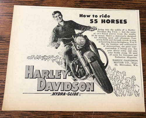 1952 harley davidson - harley,