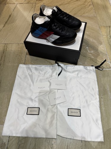 Gucci black rhyton - gg,