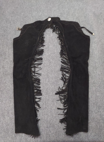 Vtg suede leather chaps - suede,