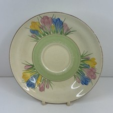 Clarice Cliff Spring Crocus Saucer  c.1940