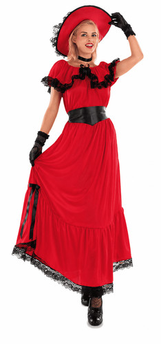 Ladies wild west scarlet - west,