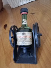 Vintage Miniature Bottle Canon Cognac Courvoisier France Champagne Bar  Mancave