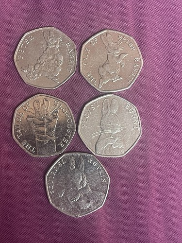 Beatrix potter 50p - potter, coin
