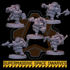 Space Dwarf Jetpack Warriors -