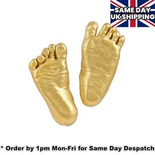 Large 3-D Baby Hand Foot Cast or Body Casting Kit - 3D plaster imprints prints