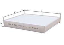 Interior Air Filter MAHLE Fits