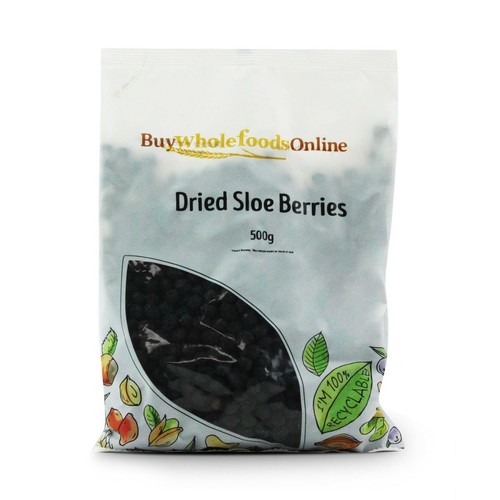 Dried sloe berries 500g bwfo - berries,