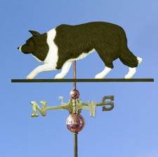 Border Collie Hand Carved Hand