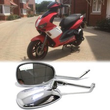 Chrome Motorcycle Oval Reaview
