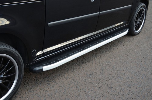 Aluminium side steps - steps, bars