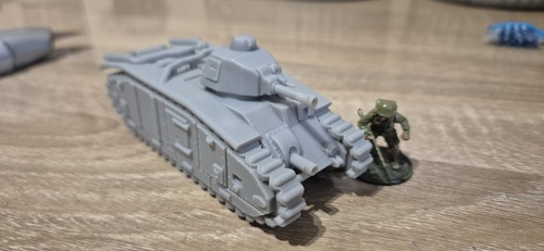 28mm french char bis - b1, heavy