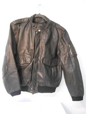 Echtes Leder Classic Vintage Leather Jacket, Fits a UK Mens Size Large