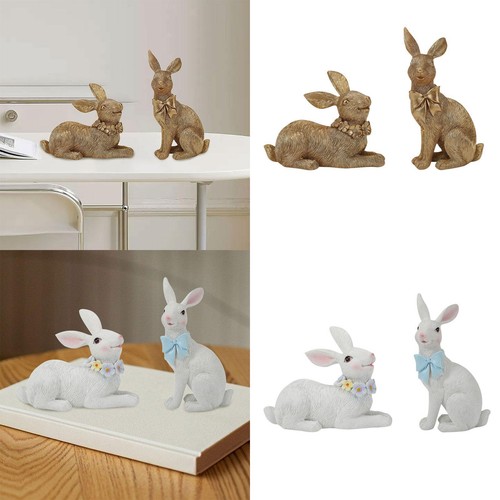 Easter rabbit statues - easter,