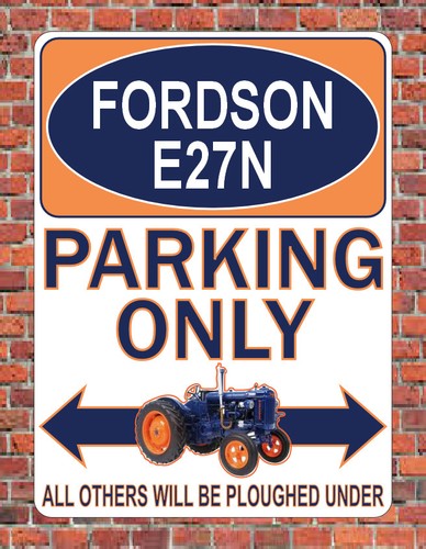 Fordson e27n parking only - fordson,