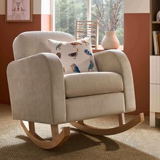Nursing Rocking Chair - Etta Maternity / Breastfeeding Armchair in Sand