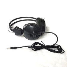 Black wired headphones - black, headset