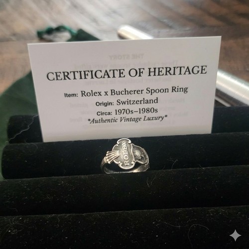 Rolex bucherer spoon ring - ​rolex,