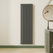 Flat panel radiator vertical - flat,