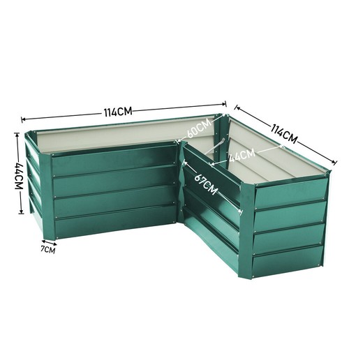 Outdoor garden metal - metal, raised