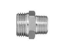 BSP Threaded Pipe Reducer 1/2" x 3/8" Coupler Connector Tap Joiner Nipple NN