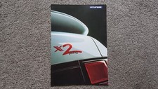 HYUNDAI PONY X2 SALES BROCHURE 1990