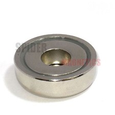 Neodymium pot magnets 25mm dia