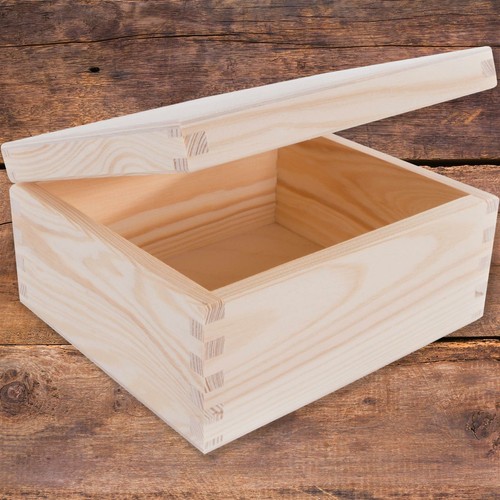 Rectangular wooden box - rectangular,