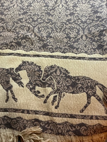 Horse equestrian throw - equestrian, blanket