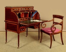 Antique Inlaid Mahogany