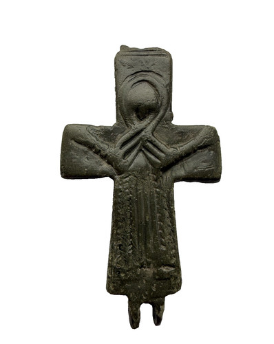 Ancient byzantine bronze - byzantine,