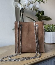 Zara Woman genuine suede leather handbag shoulder bag