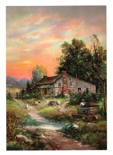 Vintage rustic farm house - farm,