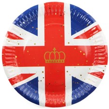 Union Jack 9'' Paper Plates 10