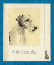 C1930s CHRISTMAS CARD -