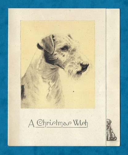C1930s christmas card - c1930s,