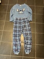 Disney LILO And Stitch Pyjamas Set Blue Size Small 8 10