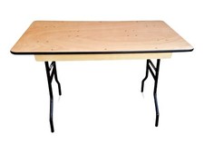 4ft Wooden Trestle Table