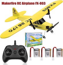 2.4G RC Radio Remote Controlled Plane Airplane 3 batteries Aeroplane Aircraft UK