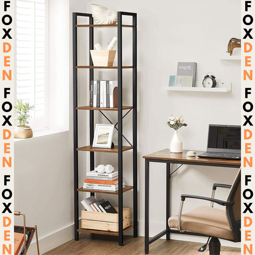 Tall industrial bookcase - industrial,
